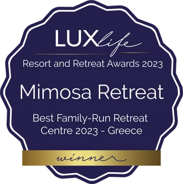 Lux Life Resort and Retreat Awards 2023, winner: Mimosa Retreat, Best Family-Run Retreat Centre 2023, Greece